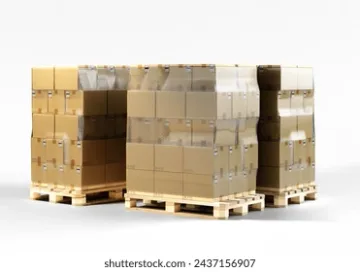 Distribusjon Paller i Brussel BE